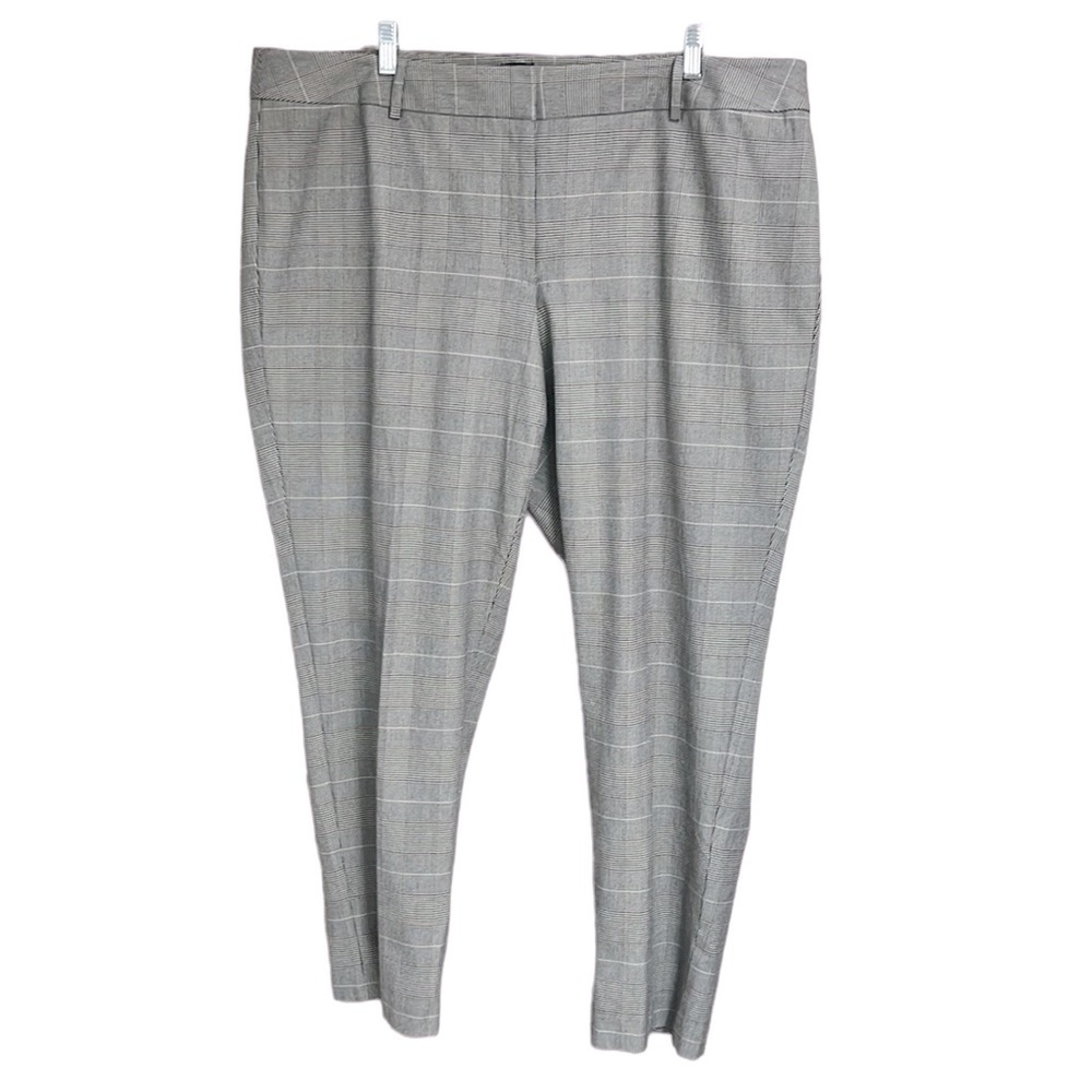 Talbots Windowpane Print Trousers NWT - image 2